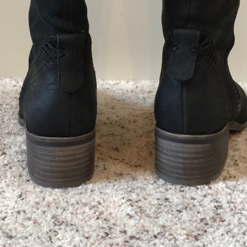 VINCE CAMUTO WIDE CALF KARINDA BLACK MAJICO OVER KNEE BOOT - Picture 12 of 16